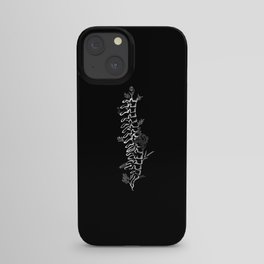 Chiropractic Flowery Spine Spinal Cord iPhone Case