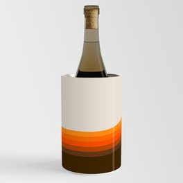 Golden Horizon Diptych - Right Side Wine Chiller