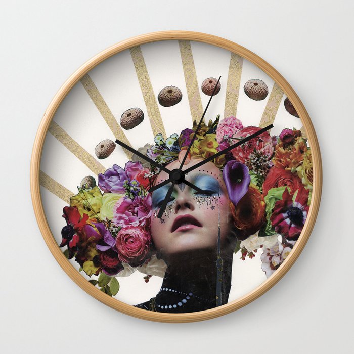From Bud to Blossom Wall Clock