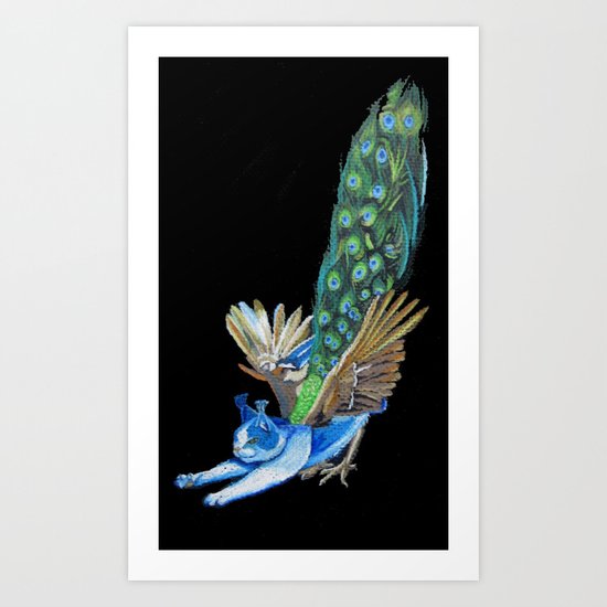 Goddess of Many Eyes 4 Art Print