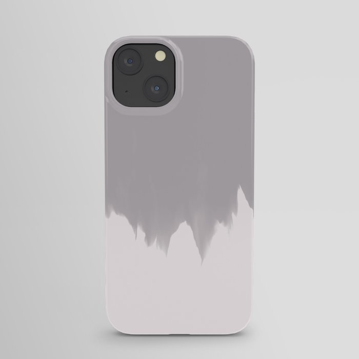 Faded Grey Smear iPhone Case