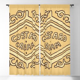 Custard Cream Biscuit Blackout Curtain