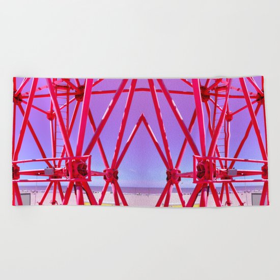 Red Iron Beach Towel