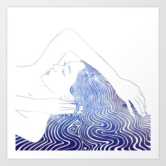 Water Nymph LXXIX Art Print