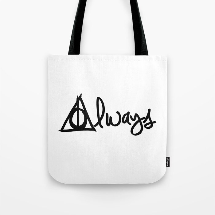 Always Ly Hallows Harry Potter Tote Bag By Beckiboos