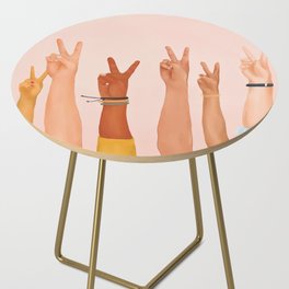 Peace Side Table