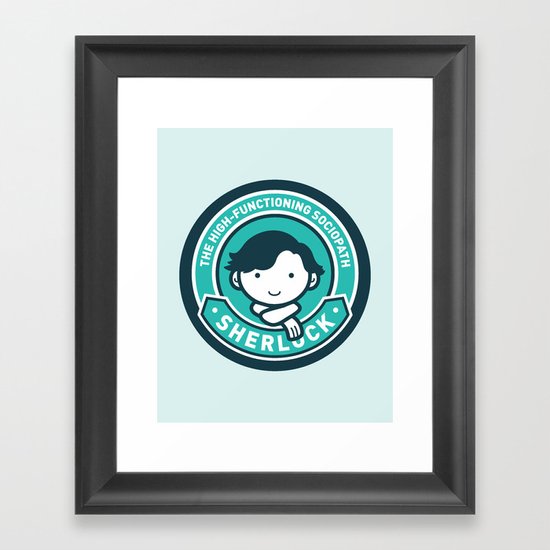 Sherlock Framed Art Print