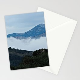 Hills Clouds Scenic Landscape 5 Stationery Card