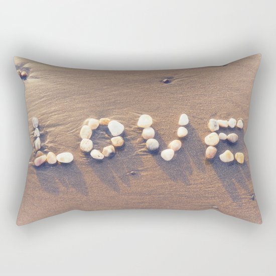 Love Rocks Rectangular Pillow