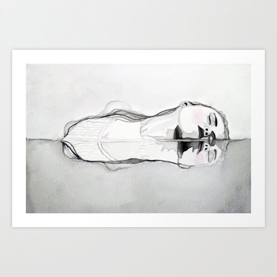 A Brief Lesson in the Art of Drowning Art Print