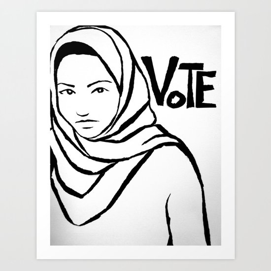 Vote!!! Art Print