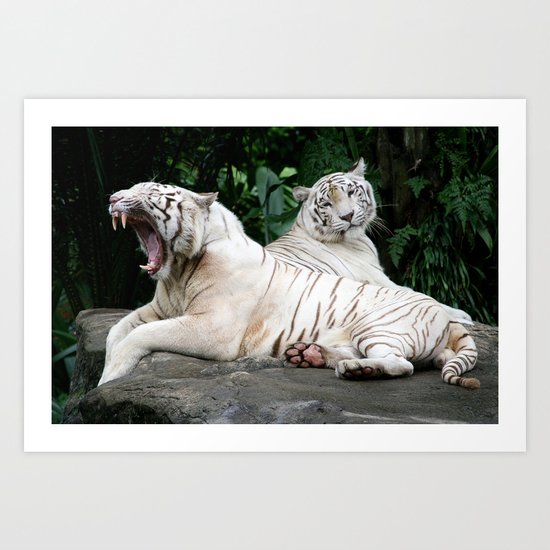 Lazy days Art Print