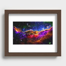 Carina Nebula In Outer Space, Astronomy Print, Outer Space Art for Home Decoration Recessed Framed Print