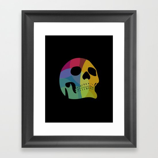 Skull Framed Art Print