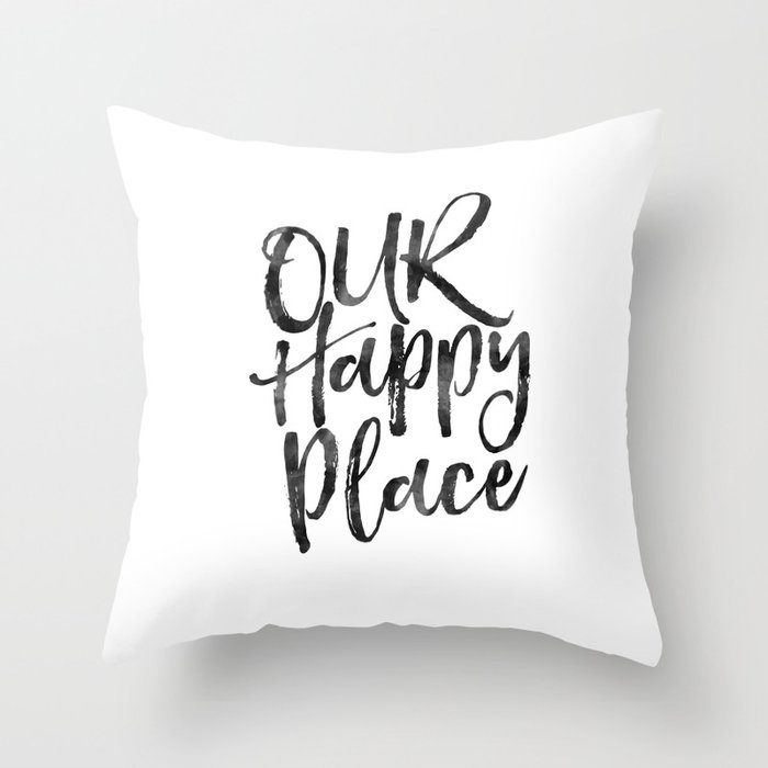 Our Happy Place Home Decor Home Sign Wall Art Love Sign Gift For
