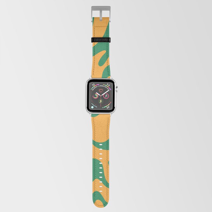 21 Abstract Swirl Shapes 220711 Valourine Digital Design Apple Watch Band