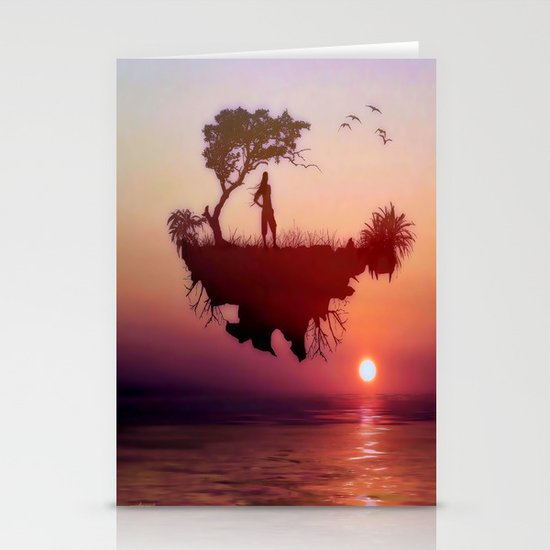 LANDSCAPE - Solitary sister Stationery Cards