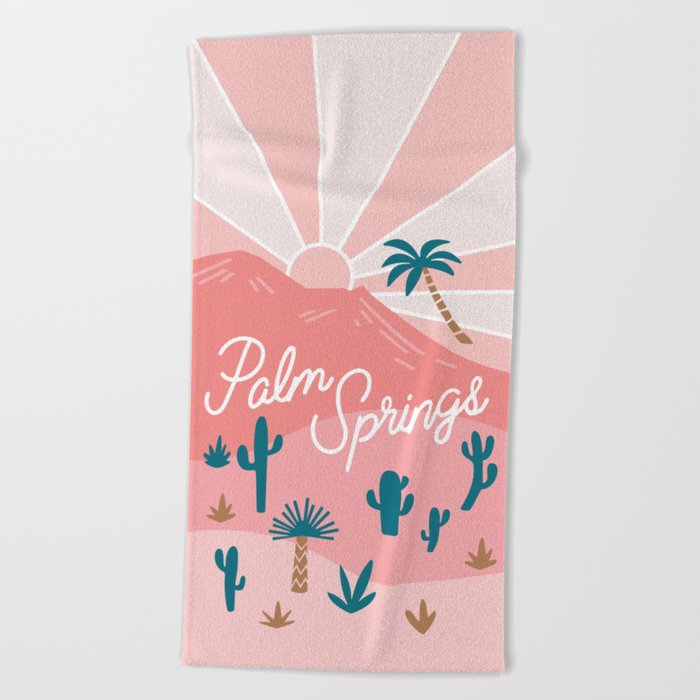 Palm Springs, California  Beach Towel