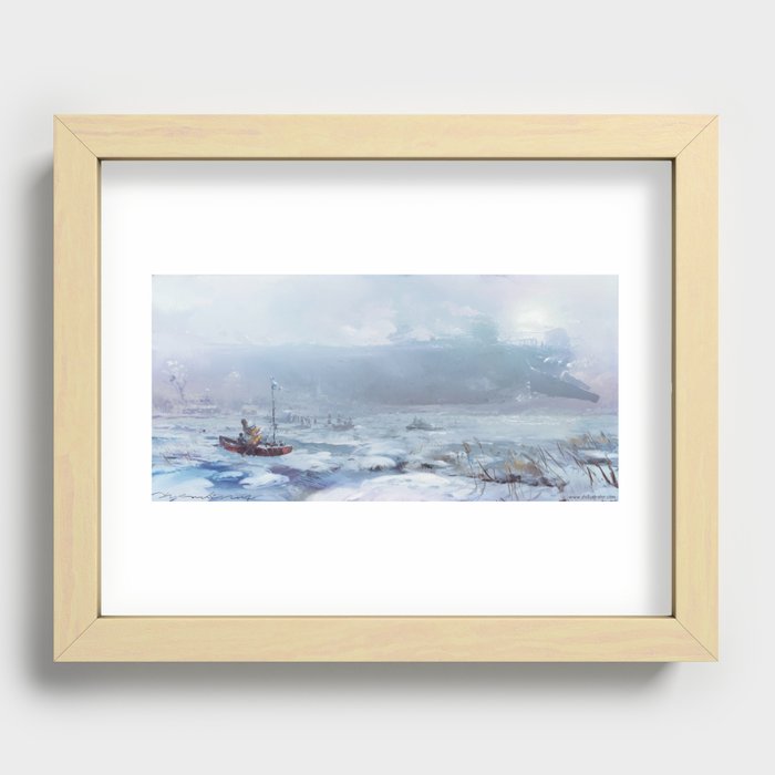 A Ship Called Miloica Recessed Framed Print