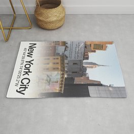 New York City Area & Throw Rug