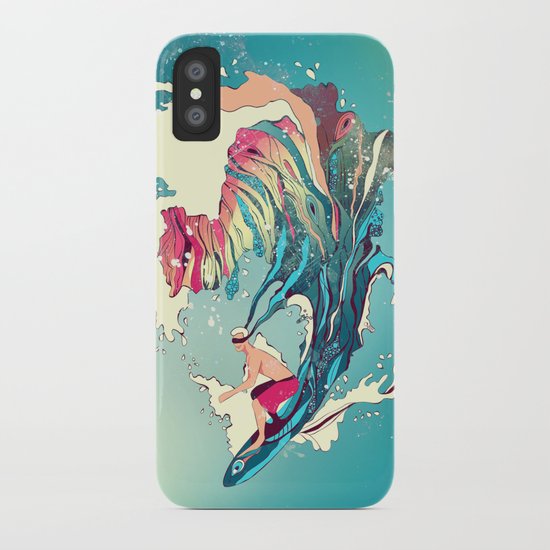 Blind Surfer iPhone Case