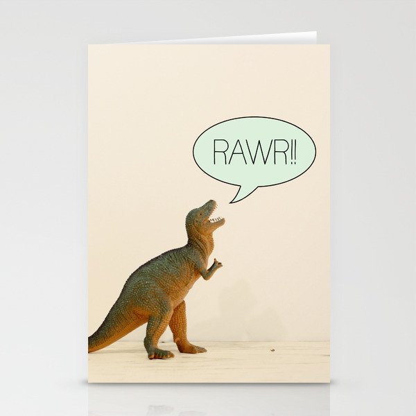 Dinosaur Rawr! Stationery Cards