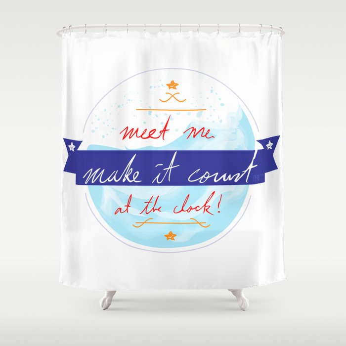Make It Count Shower Curtain