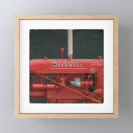 vintage IH farmall tractor series A Framed Mini Art Print