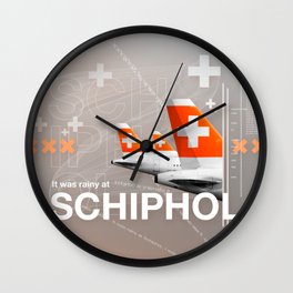 Schiphol Wall Clock