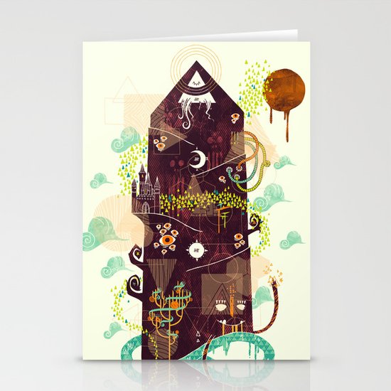 The Ominous and Ghastly Mont Noir Stationery Cards