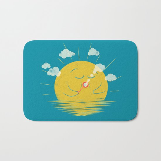 Partly Cloudy Bath Mat