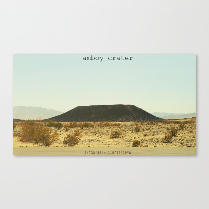 Amboy Crater Canvas Print