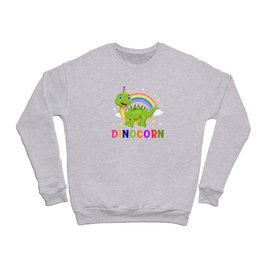 Dinocorn dinosaur gift kids Crewneck Sweatshirt
