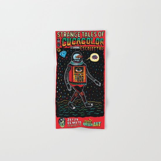strange tales of cucacolor Hand & Bath Towel