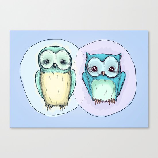 owls Canvas Print