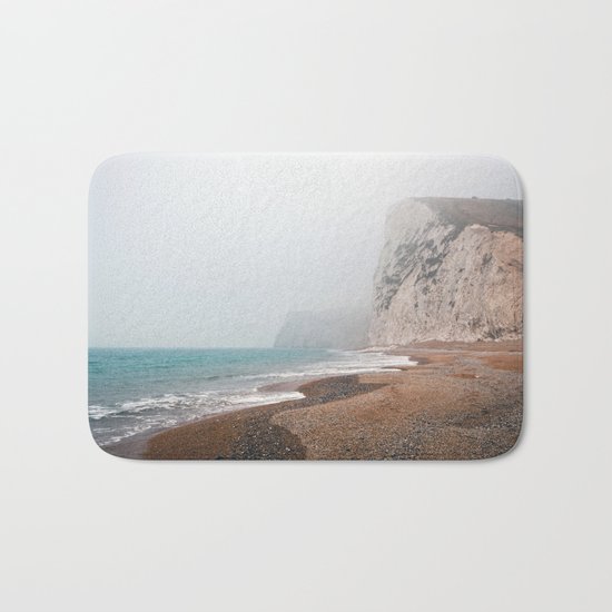 Dreary Beach Bath Mat