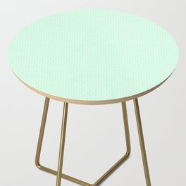 Large Mint Green Honeycomb Bee Hive Geometric Hexagonal Design Side Table