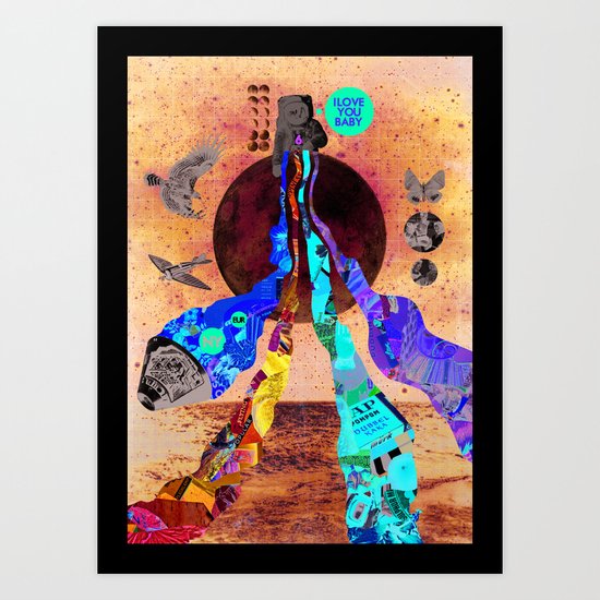 Luna Marina Art Print