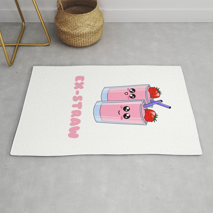 You Re Ex Straw Special Funny Straw Pun Rug By Dogboo Society6