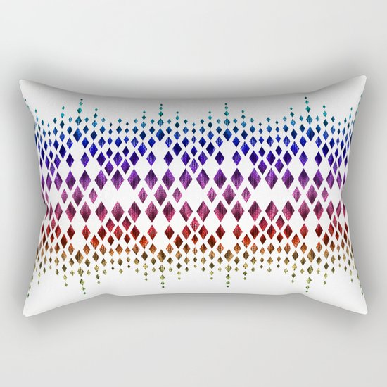 Colorful geometric pattern. Rectangular Pillow
