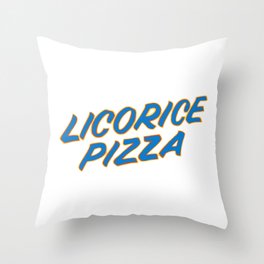 Licorice Pizza Throw Pillow