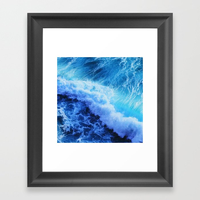 OCEAN WAVE 323 Framed Art Print