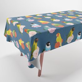 Lovebirds Galore Tablecloth