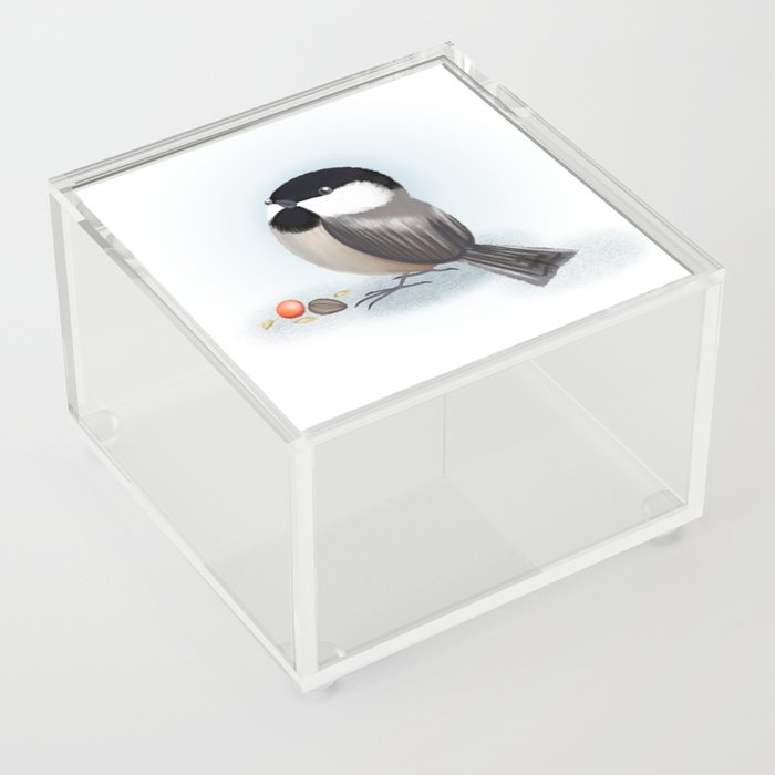 Black-capped Chickadee (Canavians Series) Acrylic Box
