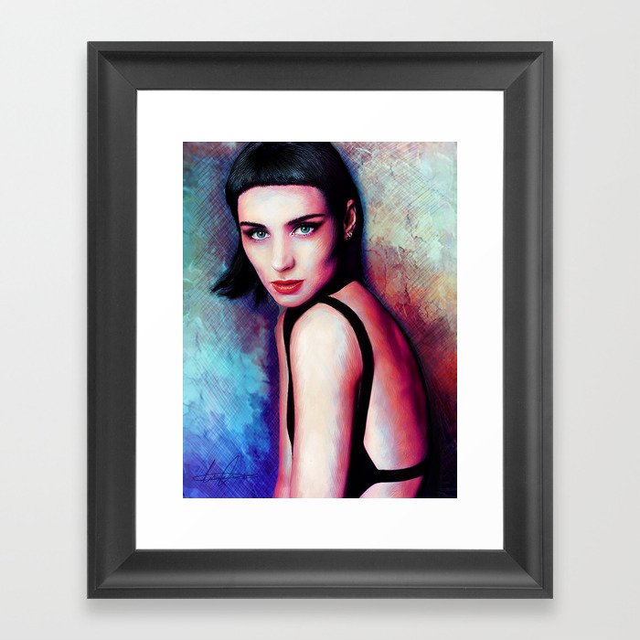 Rooney Mara Framed Art Print