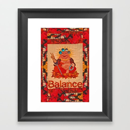 BALANCE! Framed Art Print