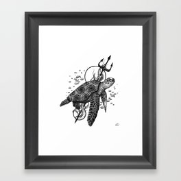 Poseidon Framed Art Print