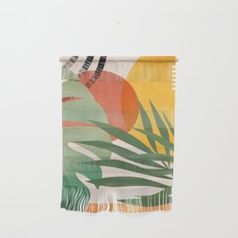 Tropical Garden Leaves 04 Wall Hanging