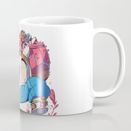 Monkey Jar Coffee Mug | Square, Family, Civilization, Poster, Teen, Characterdesign, Artwork, Inca, Colorful, Monkey 