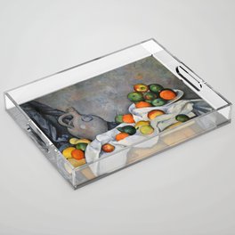 Paul Cezanne - Curtain, Jug and Fruit Bowl Acrylic Tray
